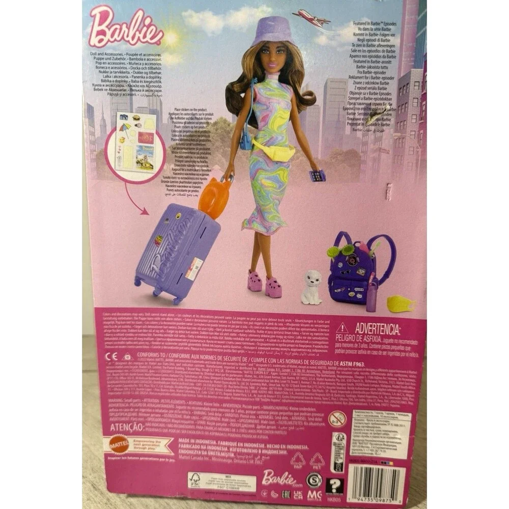 Mattel Barbie It Takes Two Teresa Travel Set HKB05 Doll 10+ Accessories NIB‎ New